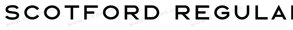 Scotford Regular字体转换